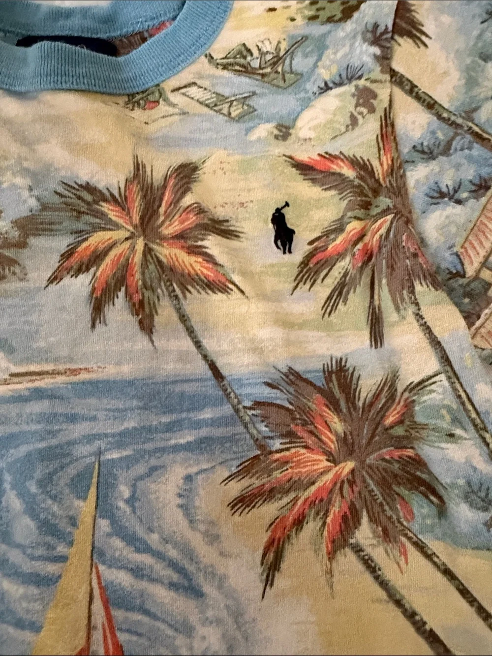 Ralph Lauren Kids Tropical Sail & Palm Matching Set - Size 3T